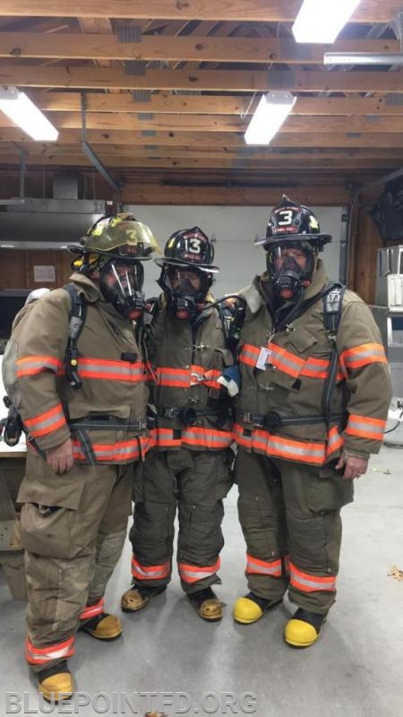 Todd Furchert, Bob Erickson and Ray Maggi  hard at work doing Scott pack requals